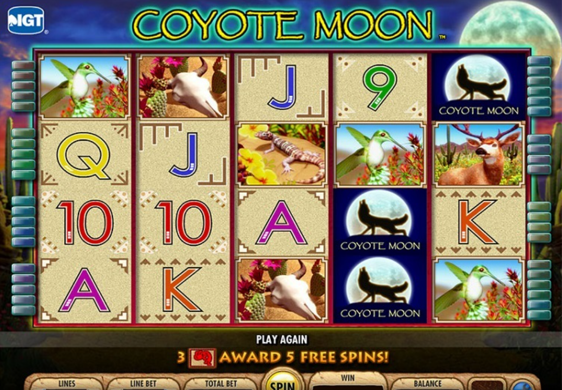 slot machine Coyote Moon 2